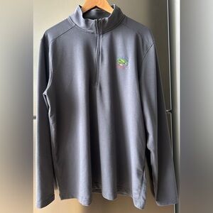 Under Armour Golf Quarter Zip XL Gray ColdGear US Open Torrey Pines Pullover